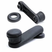 Fiat Siena Cam Açma Kolu Siyah Adet 719577614 M1275-1 - 2