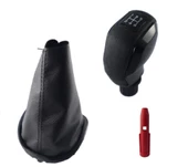 Clio 3 Çerçeveli Vites Körüğü Ve Siyah Kapaklı Spor Vites Topuzu M491B-398 thumbnail 2