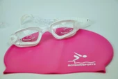 Profesyonel Yüzücü Gözlüğü ve Silikon Bone Set (Yedek Burun Aparatlı) - 2