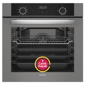 Simfer 10 Fonksiyon Airfry Plus Gri Ankastre Set (8217 Fırın + 3538 Ocak + 8740 Davlumbaz) - 2