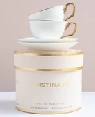 Cristina Re Fildişi 2 li Kahve Fincanı thumbnail 3