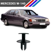 Mercedes W140 S Class Davlumbaz Klipsi 81471-911-992 M1700-25 thumbnail 1