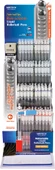 WRITECH W-927 BASMALI ROLLER 0,5MM KALEM (MAVİ-SİYAH-KIRMIZI) - 120'Lİ STAND - 1