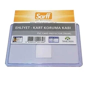 SARFF A-031V PVC DİKEY EHLİYET KABI 85X55MM - 100ADET thumbnail 2