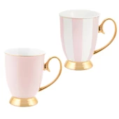 Cristina Re Blush Stripe & Blush Mug Set of 2 thumbnail 2