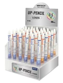WRITECH W-505 0,5MM (BEYAZ-MAVİ/BEYAZ-TURUNCU) KALEM UCU - 36'LI STAND - 2