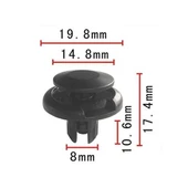 Honda Davlumbaz Klipsi 3 Ayaklı 91512-SX0-003 M1756 thumbnail 3