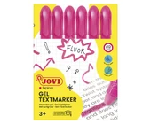 JOVI 1816 JEL STİK FOSFORLU KALEM PEMBE - 12'Lİ KUTU - 2