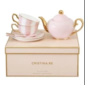 Cristina Re Two Cup Blush Stripe Teaset thumbnail 1