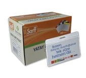 SARFF 9.5X7.5CM ŞEFFAF KART POŞETİ - 100ADET - 3