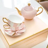 Cristina Re Two Cup Blush Stripe Teaset thumbnail 3