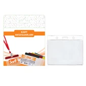 SARFF 7.5x9.5cm ŞEFFAF KART POŞETLERİ BLİSTER - 10ADET - 1