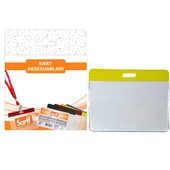 SARFF 7.5x9.5cm SARI KART POŞETLERİ BLİSTER - 10ADET - 1