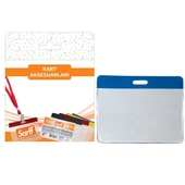 SARFF 7.5x9.5cm MAVİ KART POŞETLERİ BLİSTER - 10ADET - 1
