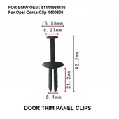 Mini Cooper - Mini One - Mini Clubman Tampon Klipsi 51111964186 M1764-11 - 3