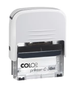 COLOP PRINTER C30 BEYAZ KASA SİYAH KEÇE - 18X47MM - 1