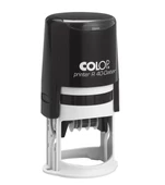 COLOP R40 TARİH KAŞE(TR/24 SAAT) SİYAH KASA KIRMIZI KEÇE - 40MM - 1