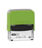 COLOP PRINTER C50 YEŞİL KASA SİYAH KEÇE - 30X69MM - 1