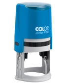 COLOP R50 YUVARLAK MAVİ KASA MAVİ KEÇE - 50MM thumbnail 1