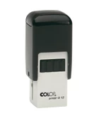 COLOP Q12 KARE SİYAH KASA SİYAH KEÇE - 12X12MM thumbnail 1