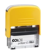 COLOP PRINTER C30 SARI KASA SİYAH KEÇE - 18X47MM - 1