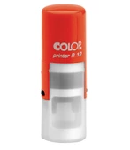 COLOP R12 YUVARLAK KIRMIZI KASA SİYAH KEÇE - 12MM - 3