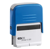 COLOP PRINTER C20 MAVİ KASA MAVİ KEÇE - 14X38MM thumbnail 2