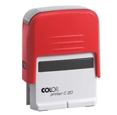 COLOP PRINTER C20 KIRMIZI KASA KIRMIZI KEÇE - 14X38MM thumbnail 2