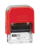 COLOP PRINTER C10 KIRMIZI KASA SİYAH KEÇE - 10X27MM - 1