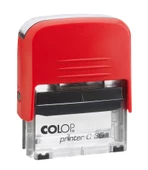 COLOP PRINTER C30 KIRMIZI KASA SİYAH KEÇE - 18X47MM - 1