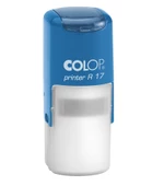 COLOP R17 YUVARLAK MAVİ KASA MAVİ KEÇE - 17MM thumbnail 2