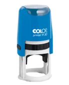 COLOP R30 YUVARLAK MAVİ KASA SİYAH KEÇE - 30MM thumbnail 1