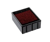 COLOP Q12 KARE KIRMIZI KASA KIRMZI KEÇE - 12X12MM - 2