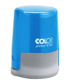 COLOP R50 YUVARLAK MAVİ KASA SİYAH KEÇE - 50MM thumbnail 2