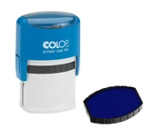 COLOP PRINTER OVAL 44 MAVİ KASA MAVİ KEÇE - 28X44MM - 1