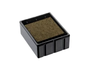 COLOP Q12 KARE SİYAH KASA KURU KEÇE - 12X12MM - 2