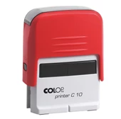 COLOP PRINTER C10 KIRMIZI KASA SİYAH KEÇE - 10X27MM - 2