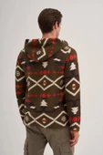 Cazador ERKEK PELUŞ SWEAT TAM FERMUAR HIRKA 5094 HAKİ - 4