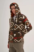 Cazador ERKEK PELUŞ SWEAT TAM FERMUAR HIRKA 5094 HAKİ - 3