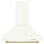 Simfer 8716 60Cm Piramit Retro Bej Davlumbaz Push Buton, Led Lamba thumbnail 1