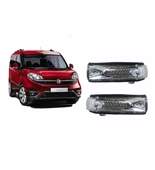 Fiat Doblo 3 Dikiz Ayna Sinyali Sağ Sol Takımı 2010-2020 M818 - 1