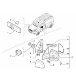 Fiat Doblo 3 Dikiz Ayna Sinyali Sol Taraf 2010-2020 M818 - 2