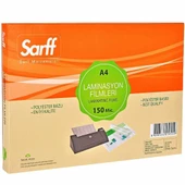 SARFF 150MIC LAMİNASYON FİLMLERİ - A4(216X303MM) - 100ADET - 1