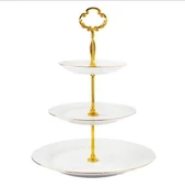 Cristina Re 3 Tier Cake Stand Ivory thumbnail 1