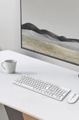 Torima TMK-01 Beyaz Kablosuz Q Klavye Ve Mouse Seti - 2