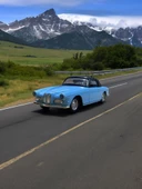 Nostaljik Metal Çek Bırak Araba Mavi Kapılar Açılır ( 1/36 Ölçek ) Mod:2 thumbnail 1