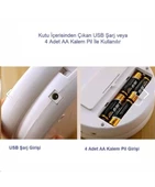 Çift Taraflı Katlanabilir Ledli Makyaj Aynası - 6