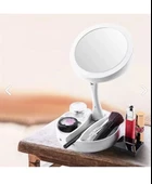 Çift Taraflı Katlanabilir Ledli Makyaj Aynası - 11