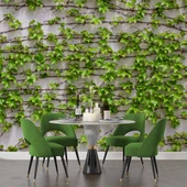 Sarmaşıklı Duvar Teması Duvar Kağıdı Baskı thumbnail 5