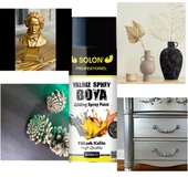 20 Adet (1 Koli) Akrilik Altın Yaldız Sprey Boya 400 Ml. thumbnail 3